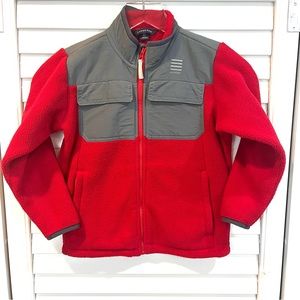 Lands End zip up Fleece jacket